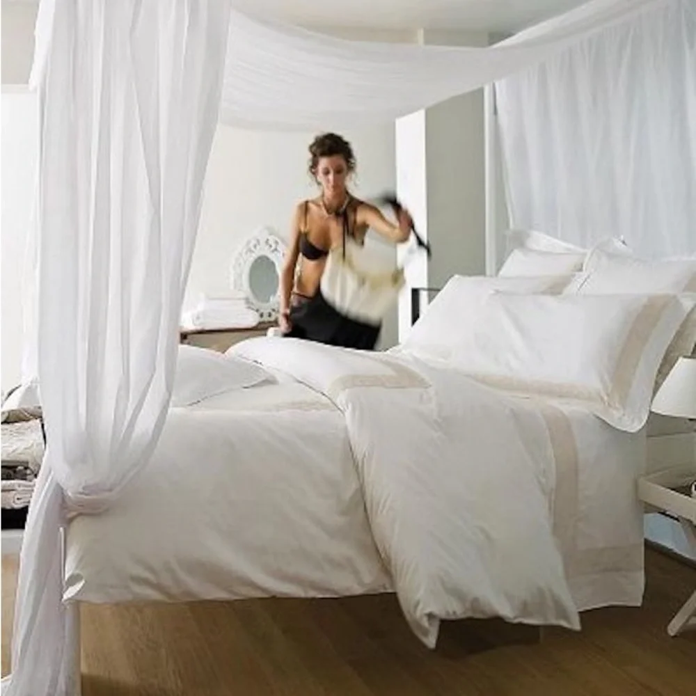 Mirabello San Marco Brera Collection Cotton Sateen Queen Duvet Set